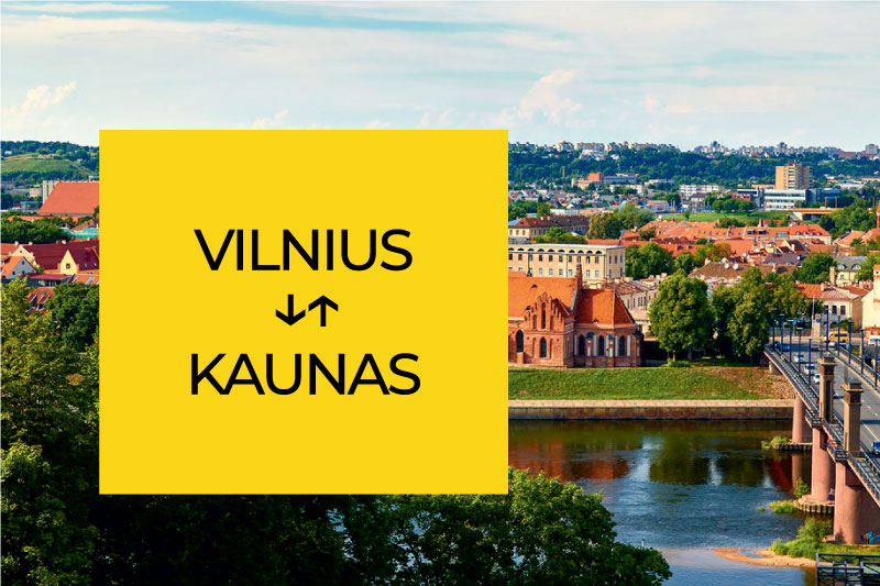 Pervežimas Vilnius - Kaunas