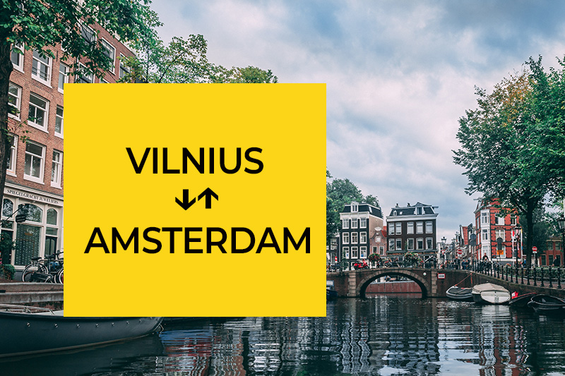 Transfer from Vilnius to Amsterdam