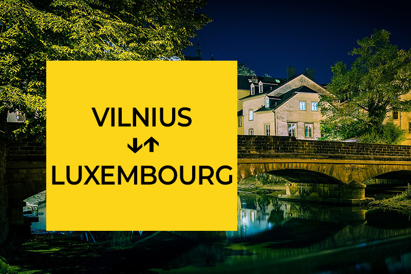 Transfer from Vilnius to Luxembourg