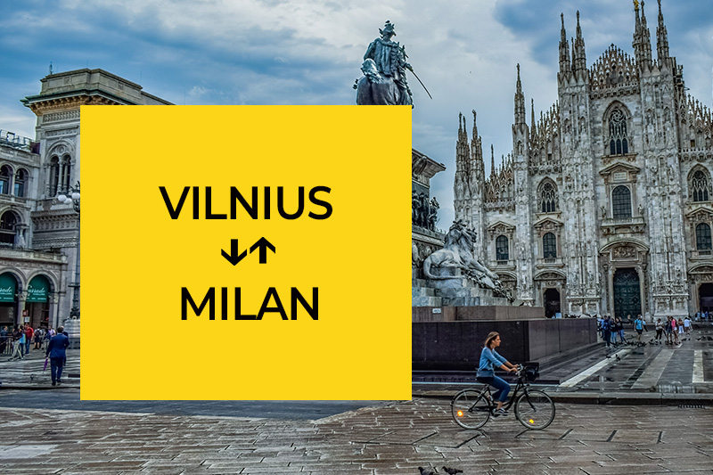 Transfer from Vilnius to Milan