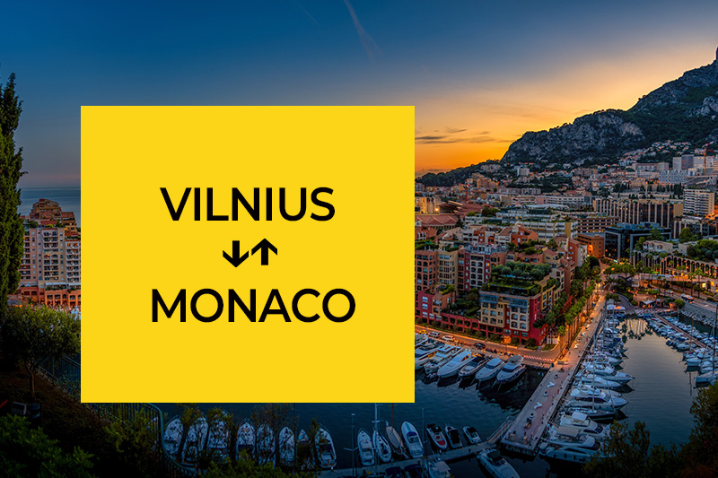Transfer from Vilnius to Monaco