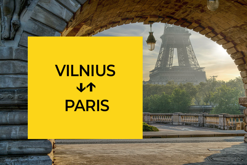 Transfer from Vilnius to Paris