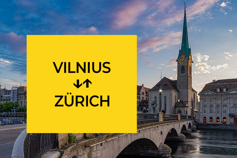 Transfer from Vilnius to Zürich